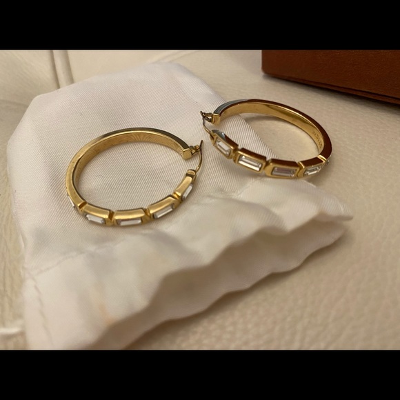 Coach hoop earrings - Picture 2 of 5